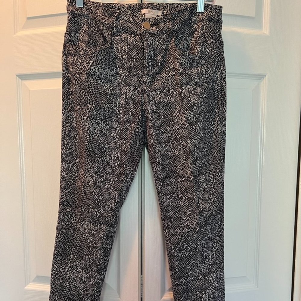 Eric Snake Skin Print Casual Pants Size 4